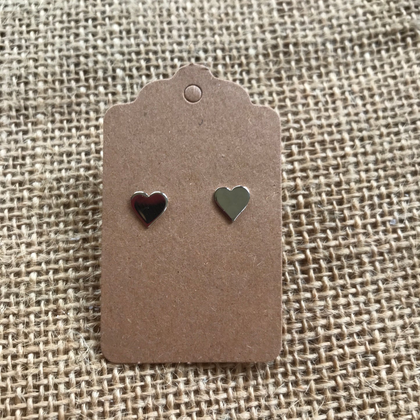 Silver Heart Earrings