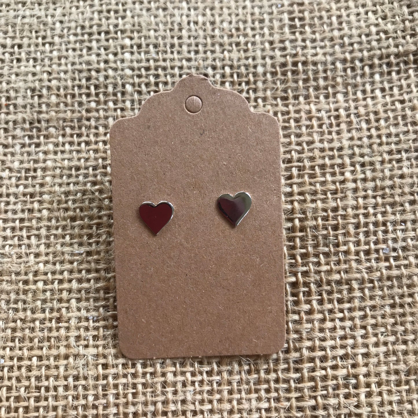 925 Sterling Silver Heart Earrings