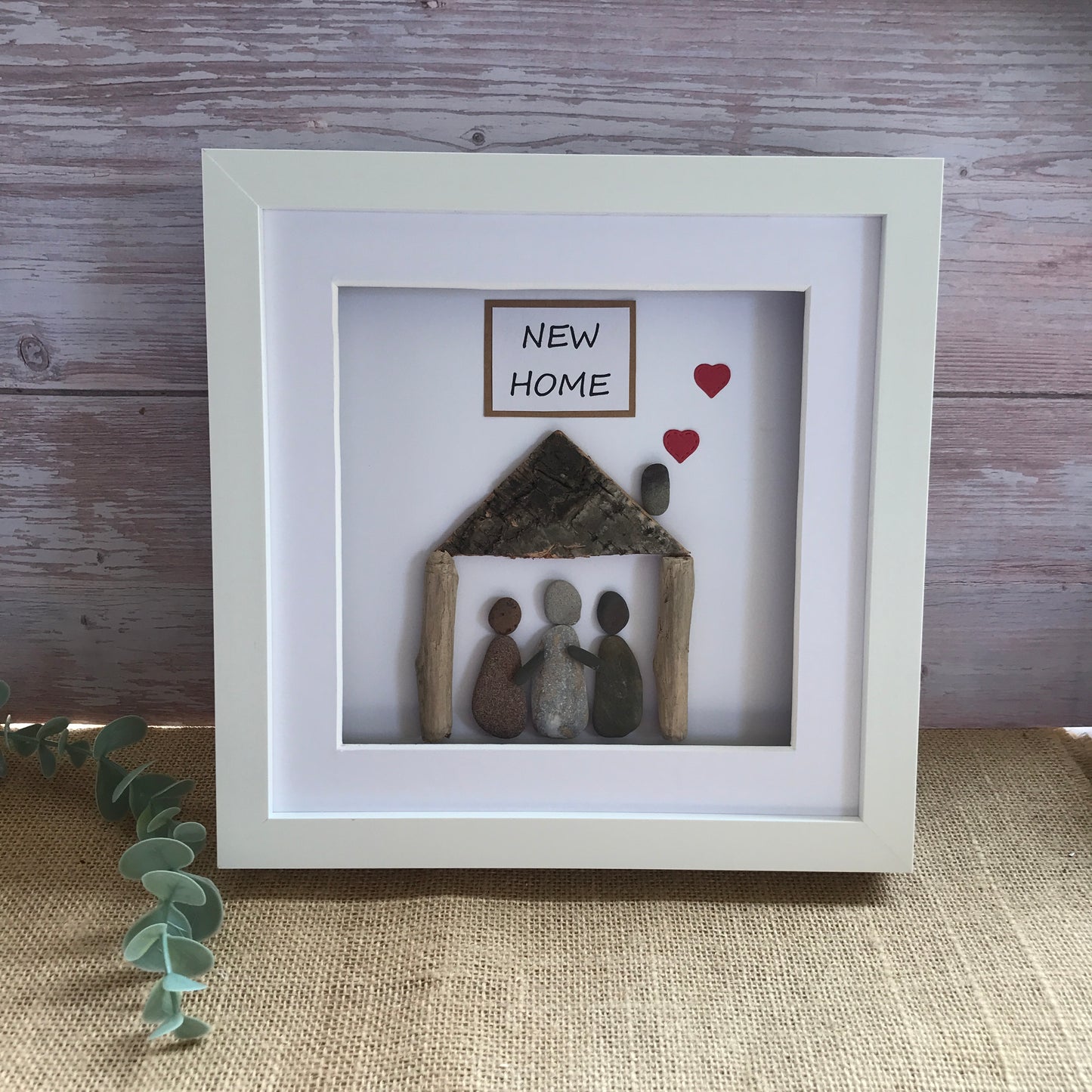 New Home Pebble Art Picture