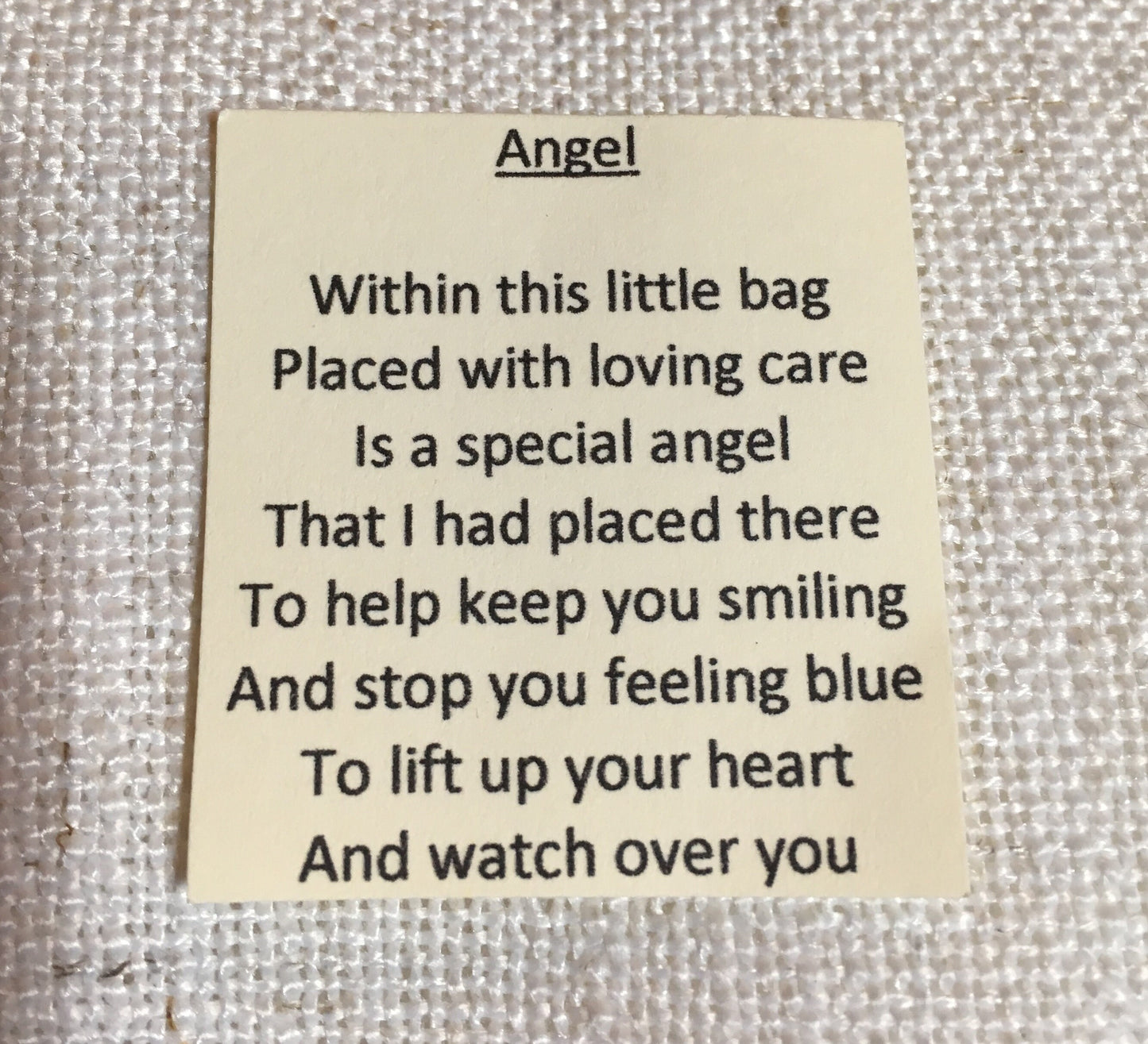 Rose Quartz Angel Pendant Keepsake Keyring