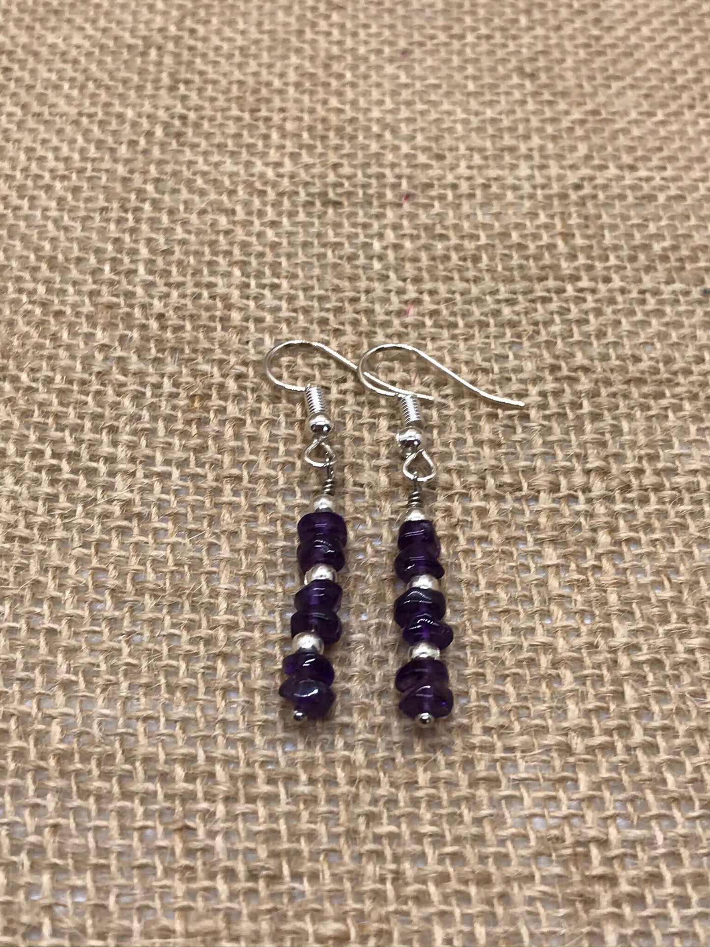 Handmade Amethyst Earrings
