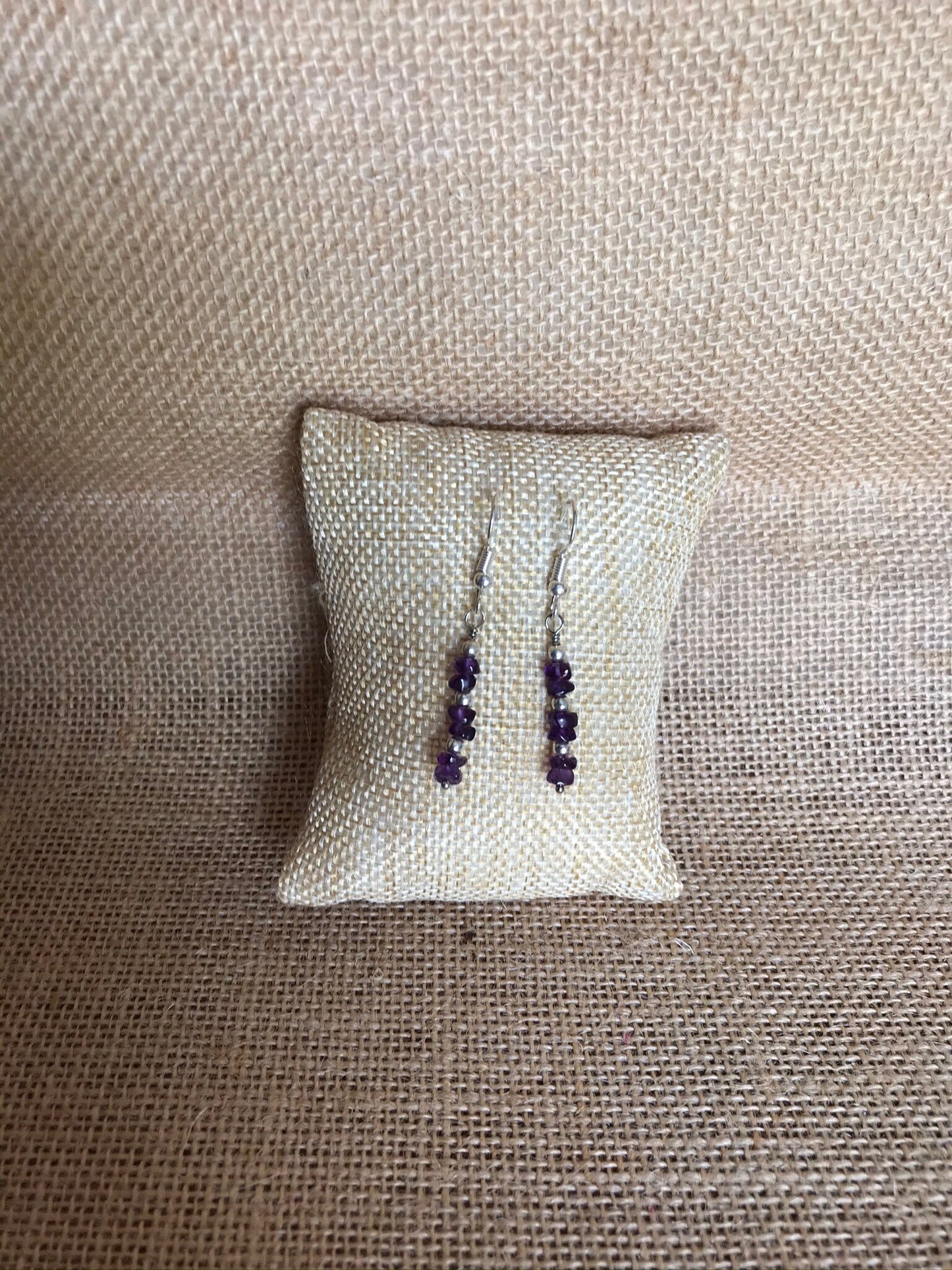 Handmade Amethyst Earrings