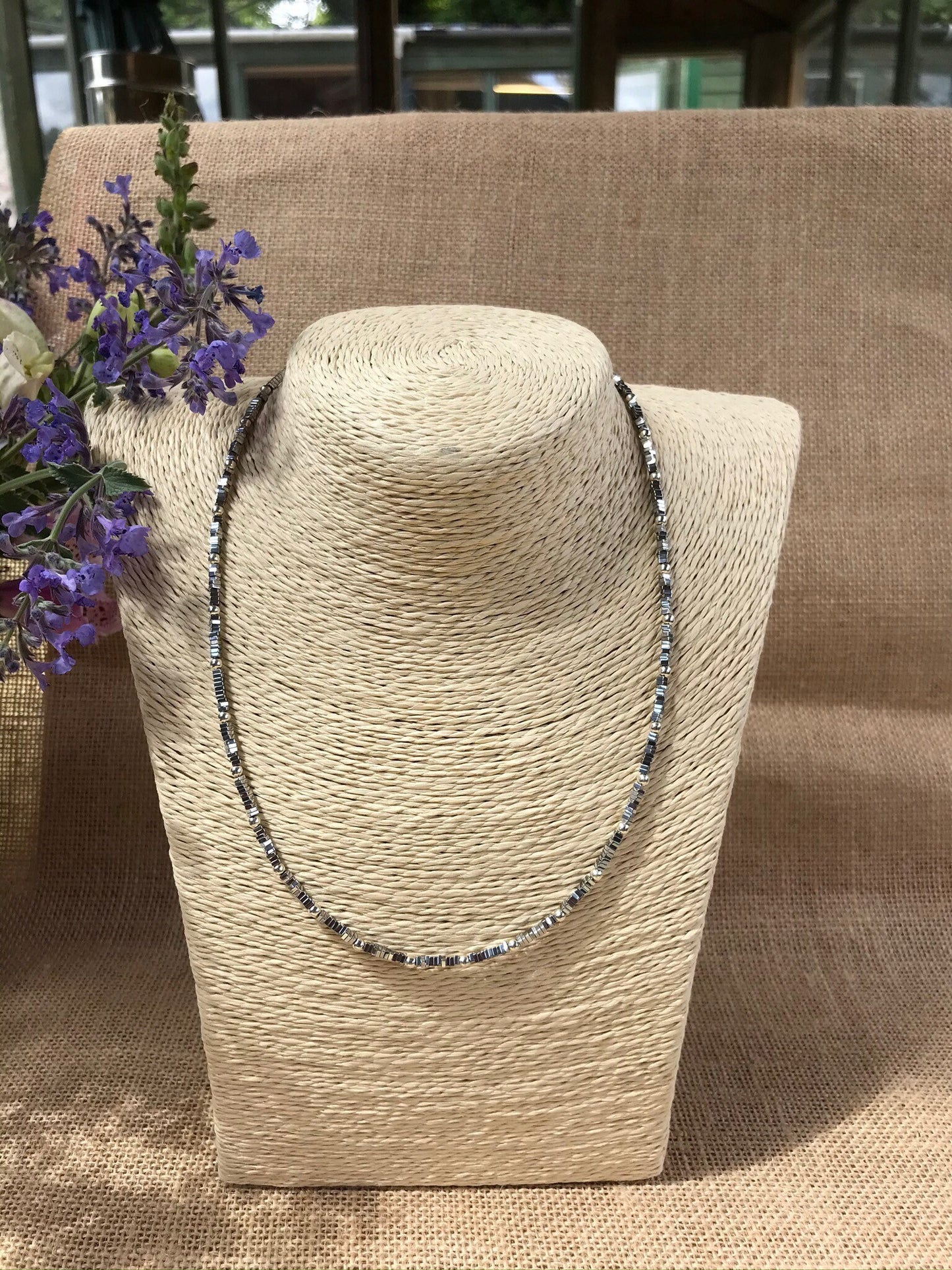 Handmade Hematite Necklace