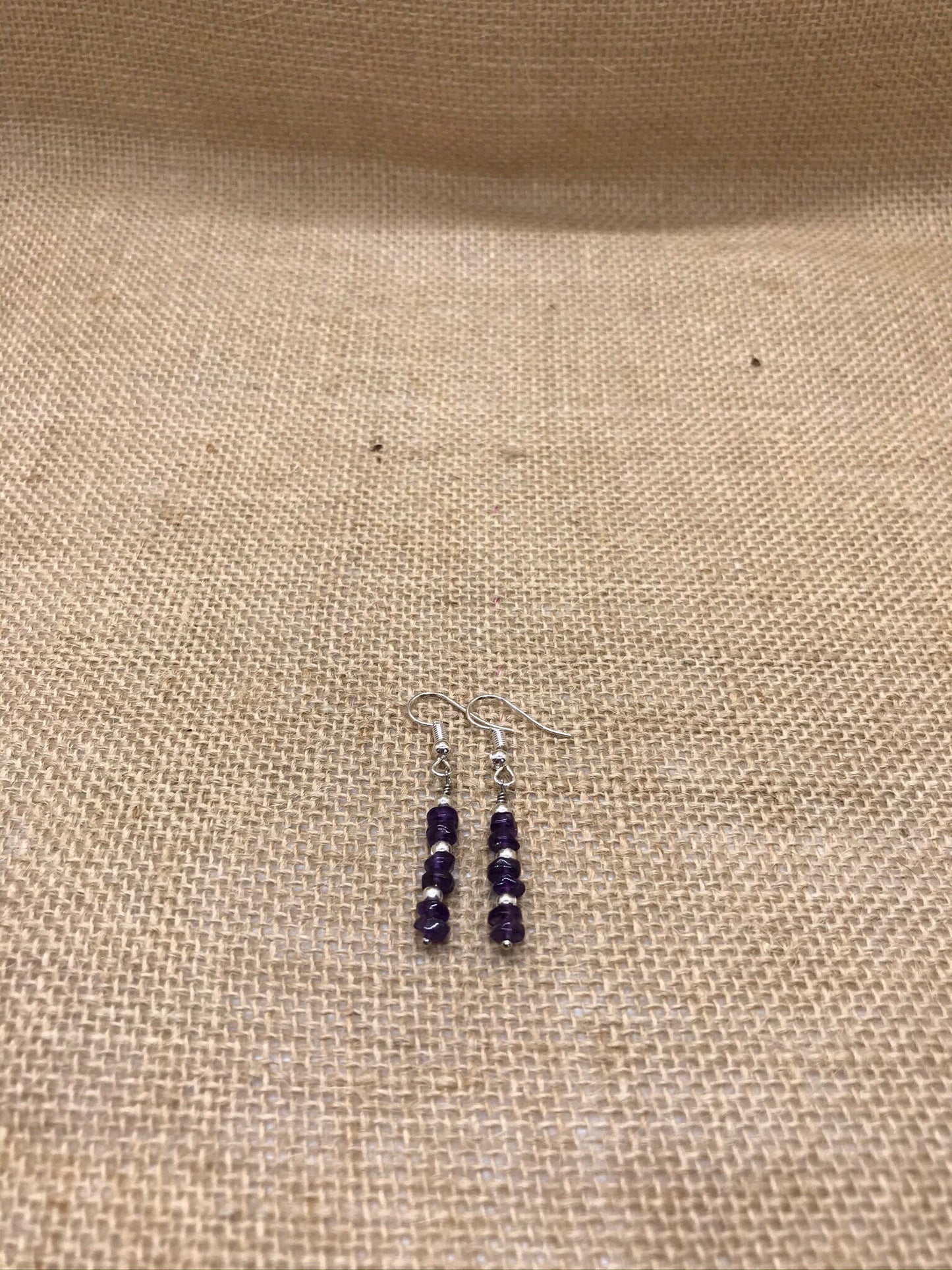 Handmade Amethyst Earrings