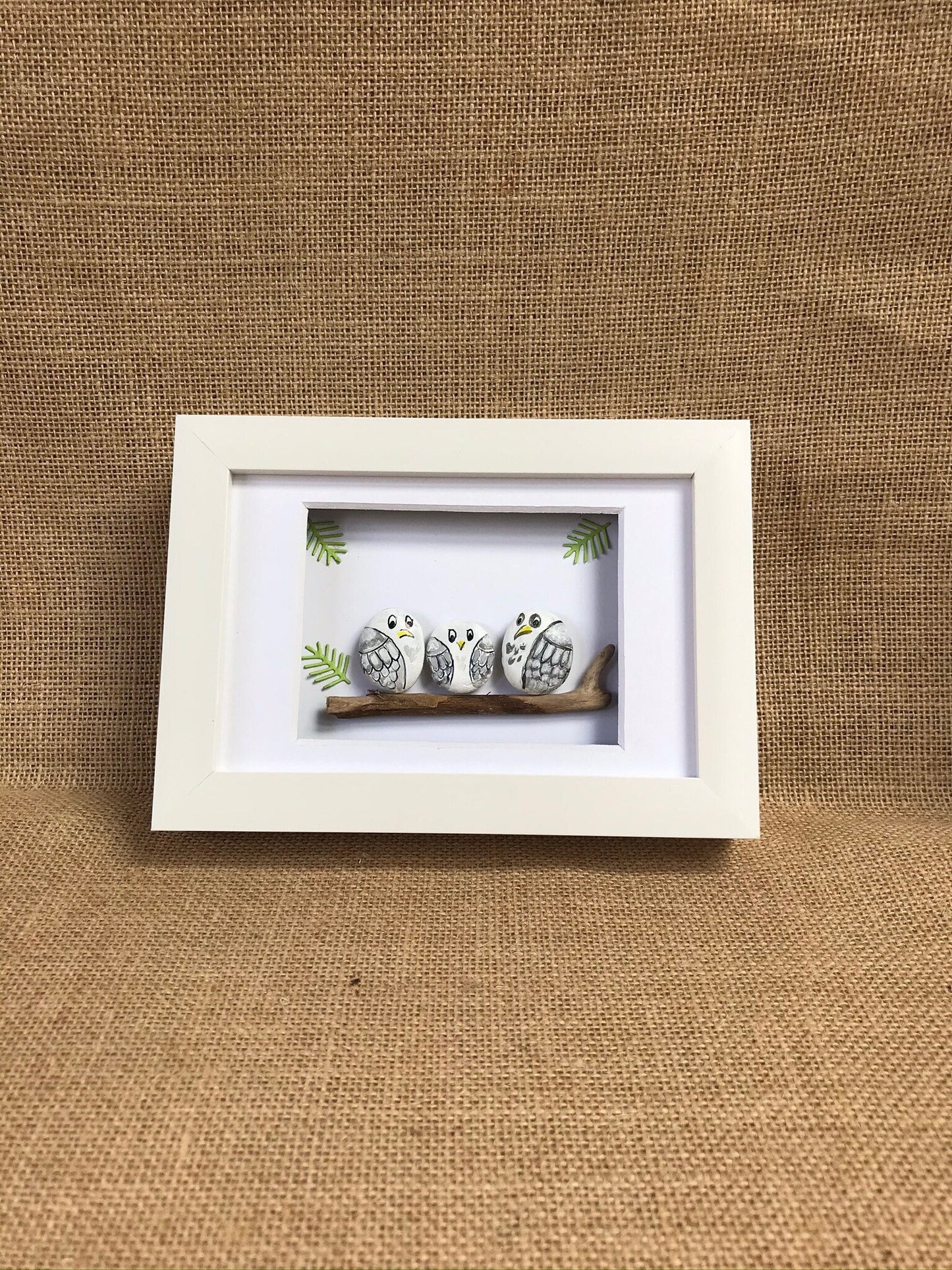 Owl Pebble Picture,