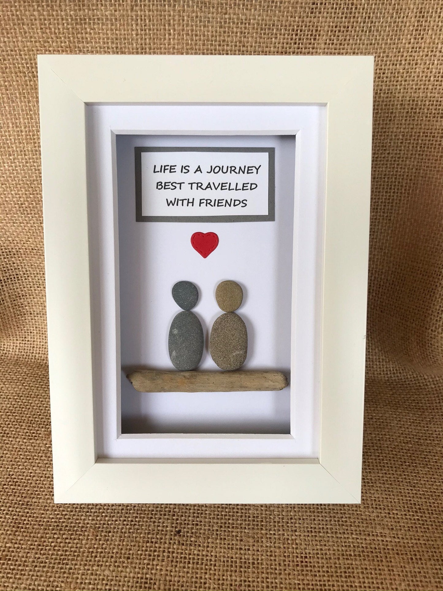 Friends Gift Pebble Art Picture