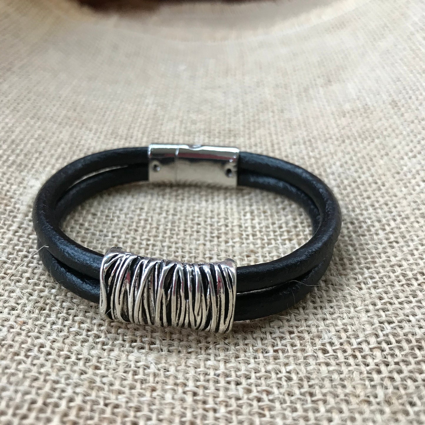 Mens Womens Leather Bracelet