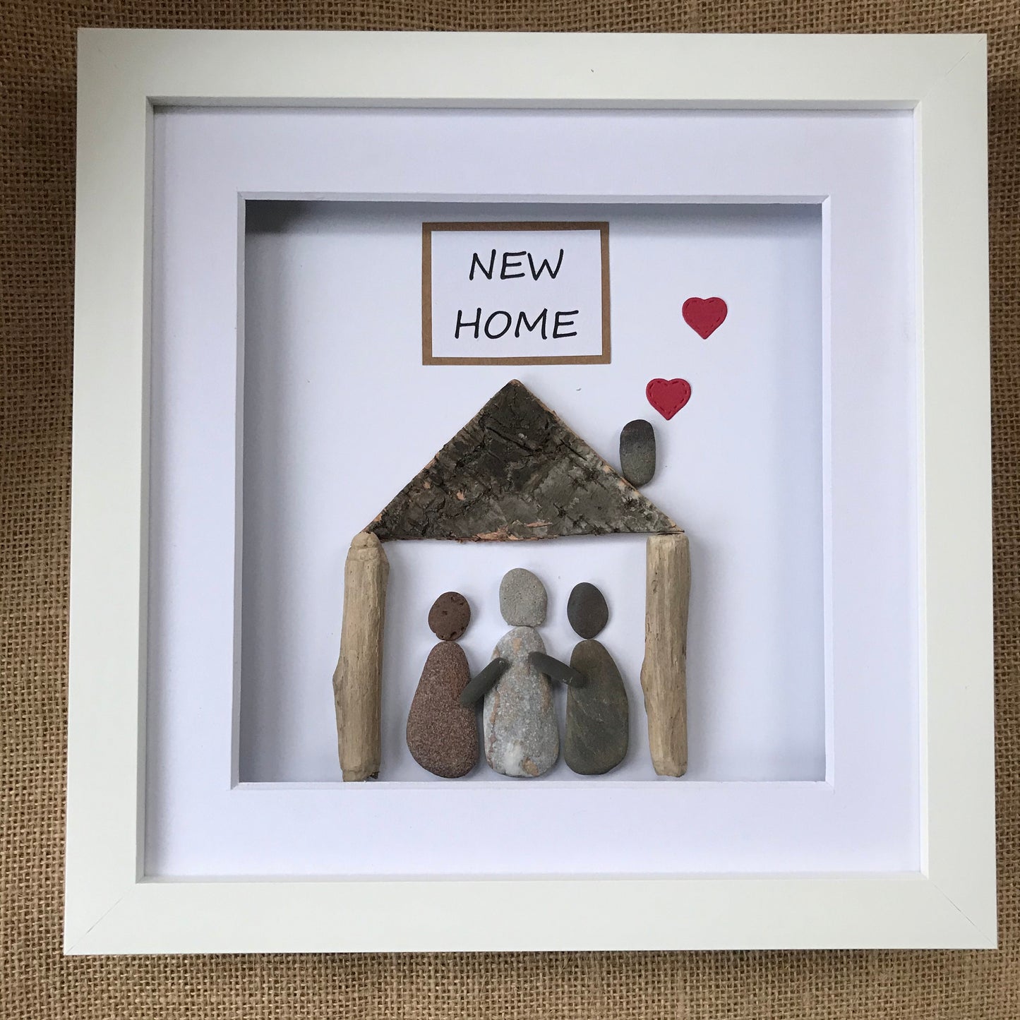 New Home Pebble Art Picture