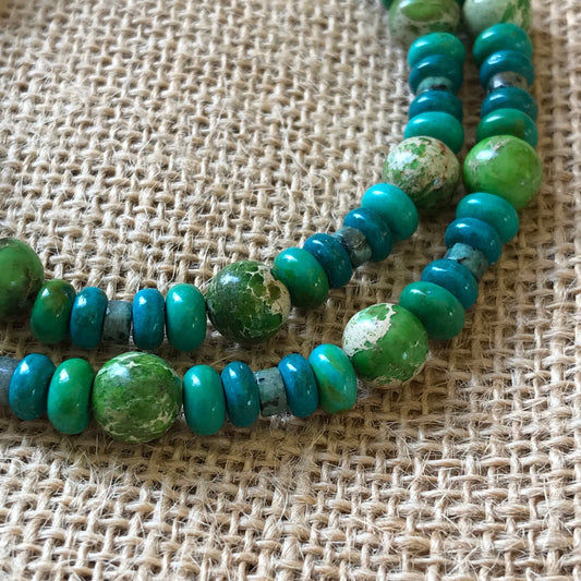 Jasper and Turquoise Necklace