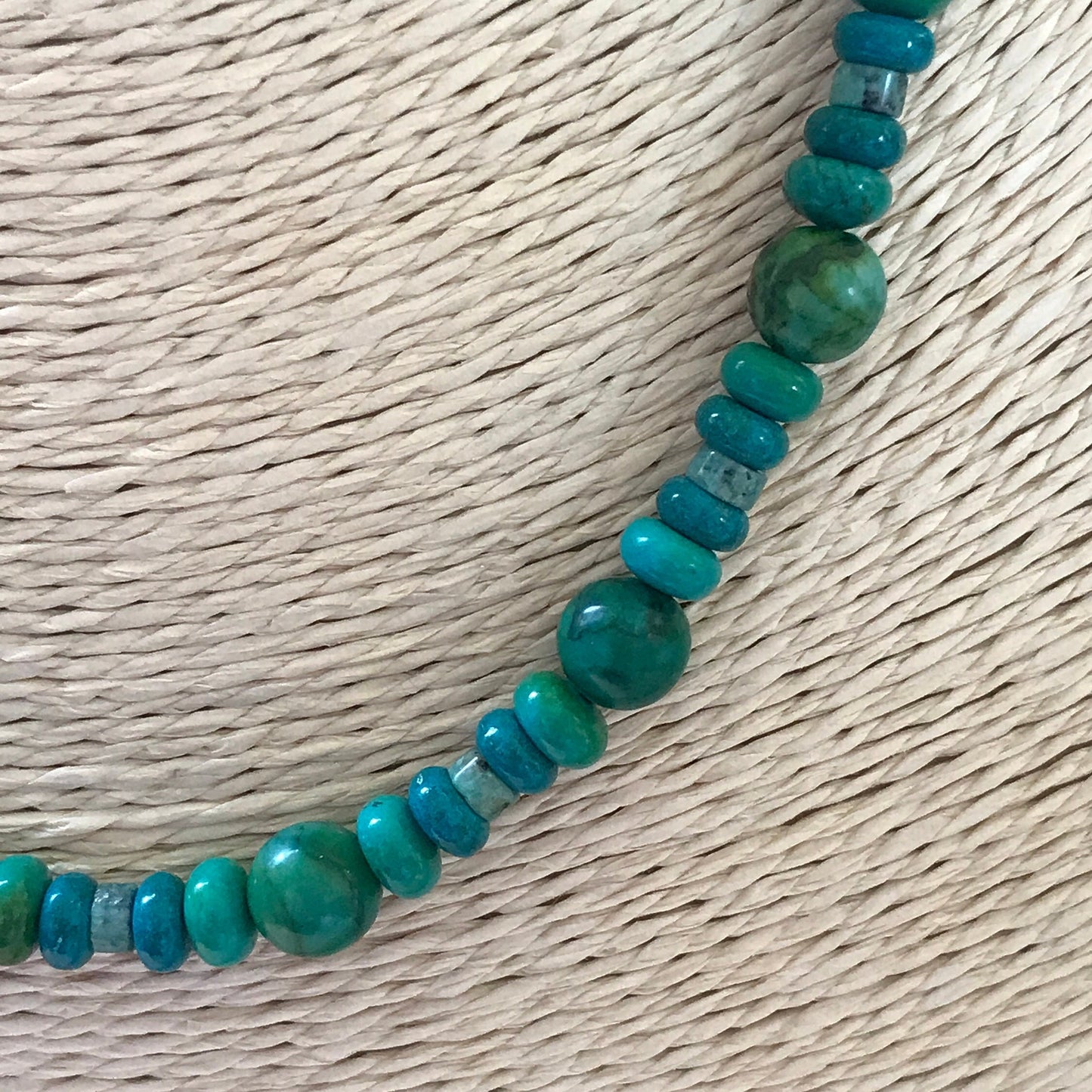 Womens Turquoise and Jasper Necklace
