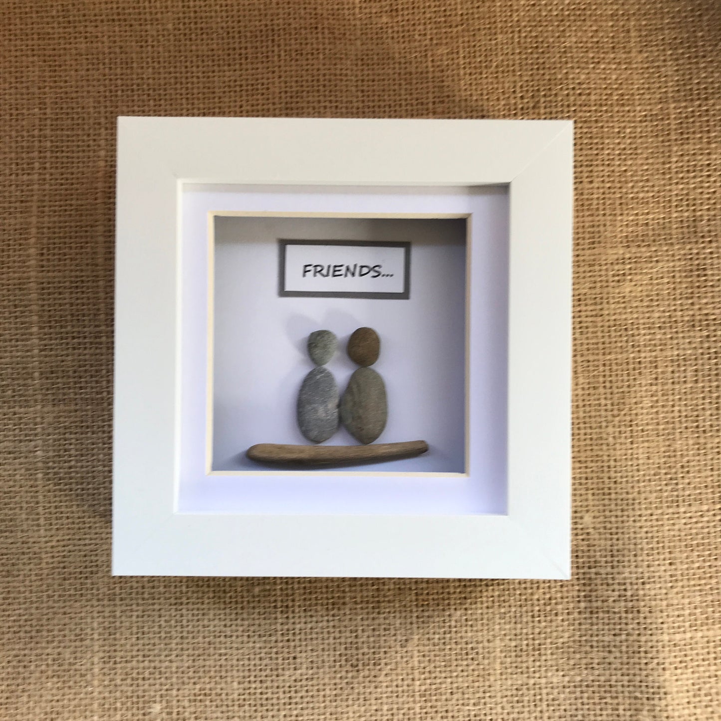 Handmade Friends Gift Pebble Art Picture