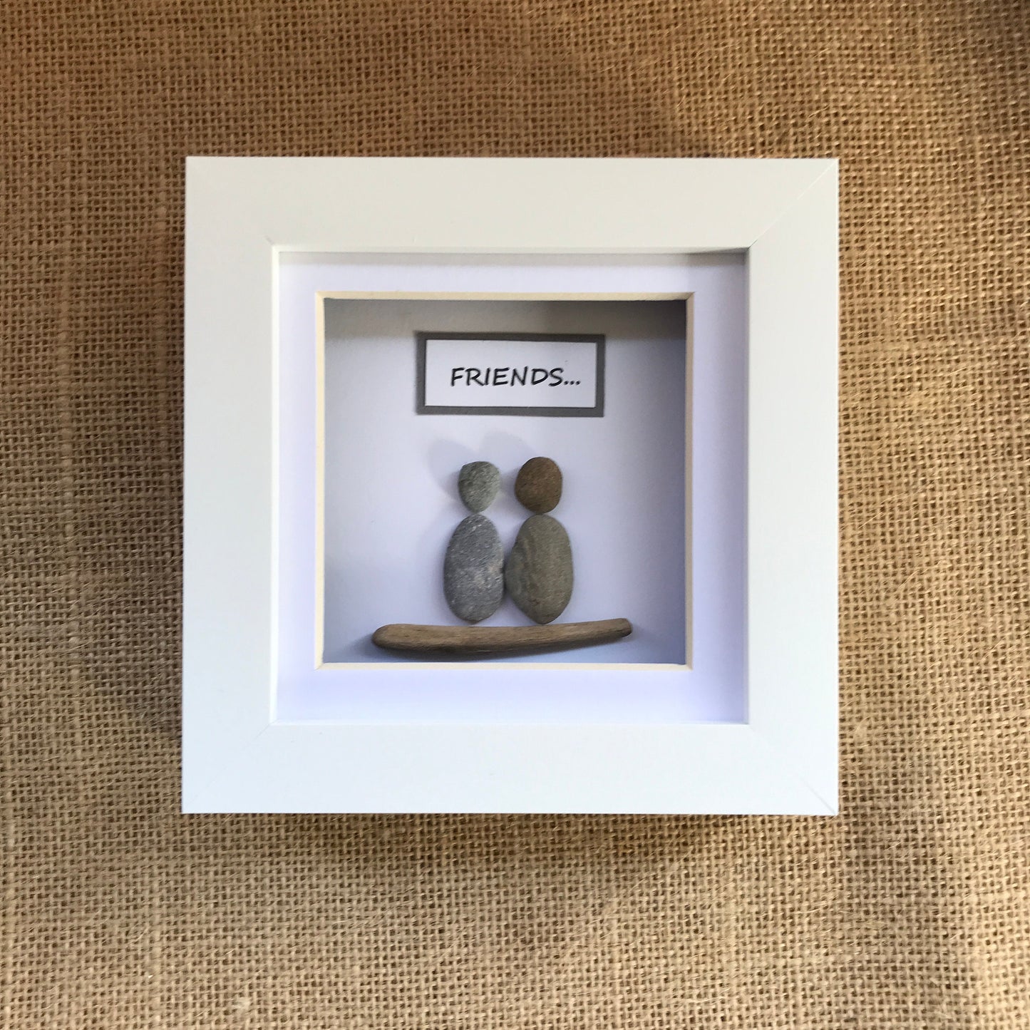 Handmade Friends Gift Pebble Art Picture