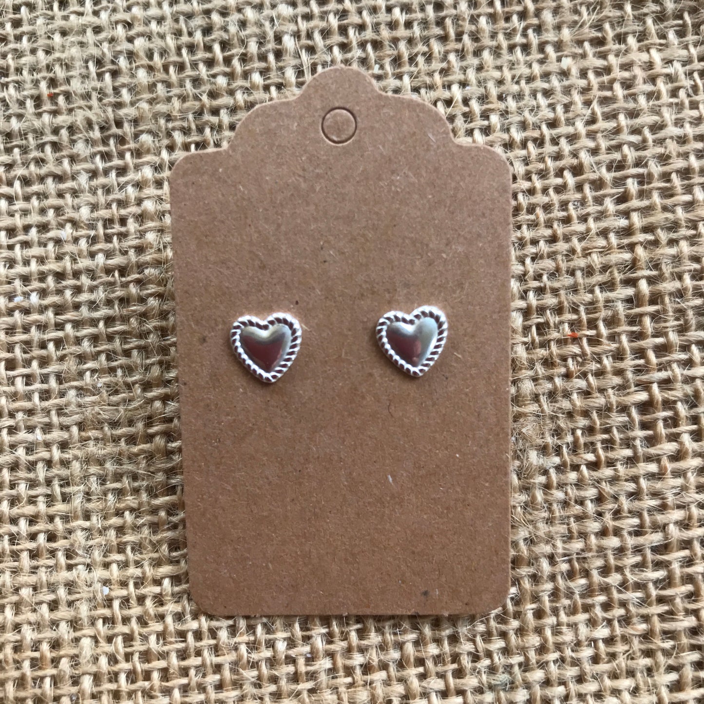 Heart Sterling Silver Earrings