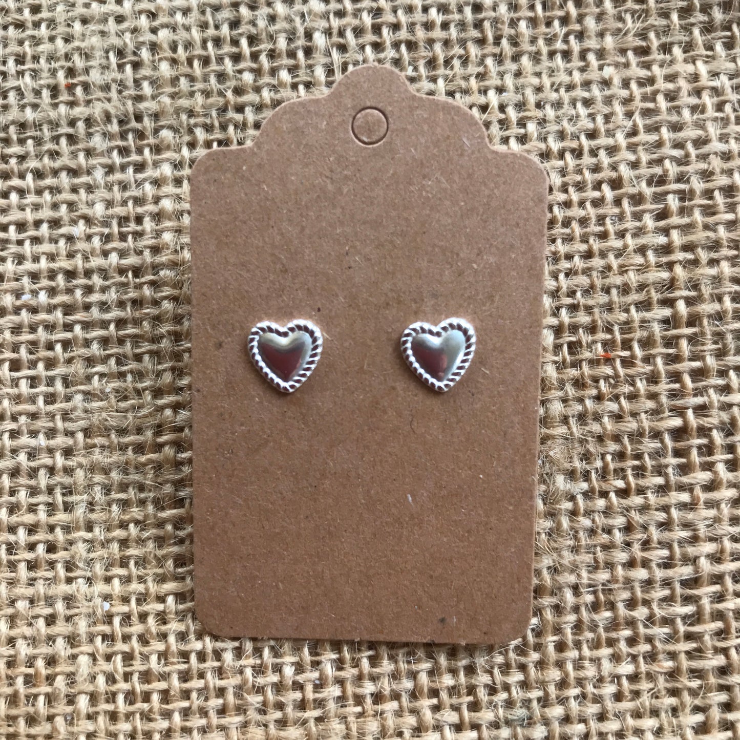 Heart Sterling Silver Earrings