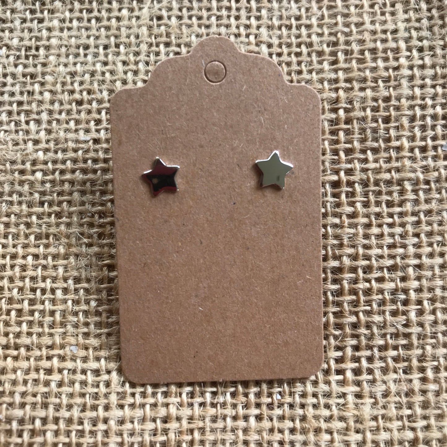 Star Sterling Silver Earrings Studs