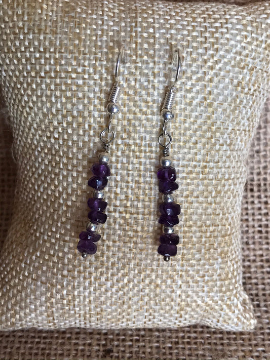 Handmade Amethyst Earrings