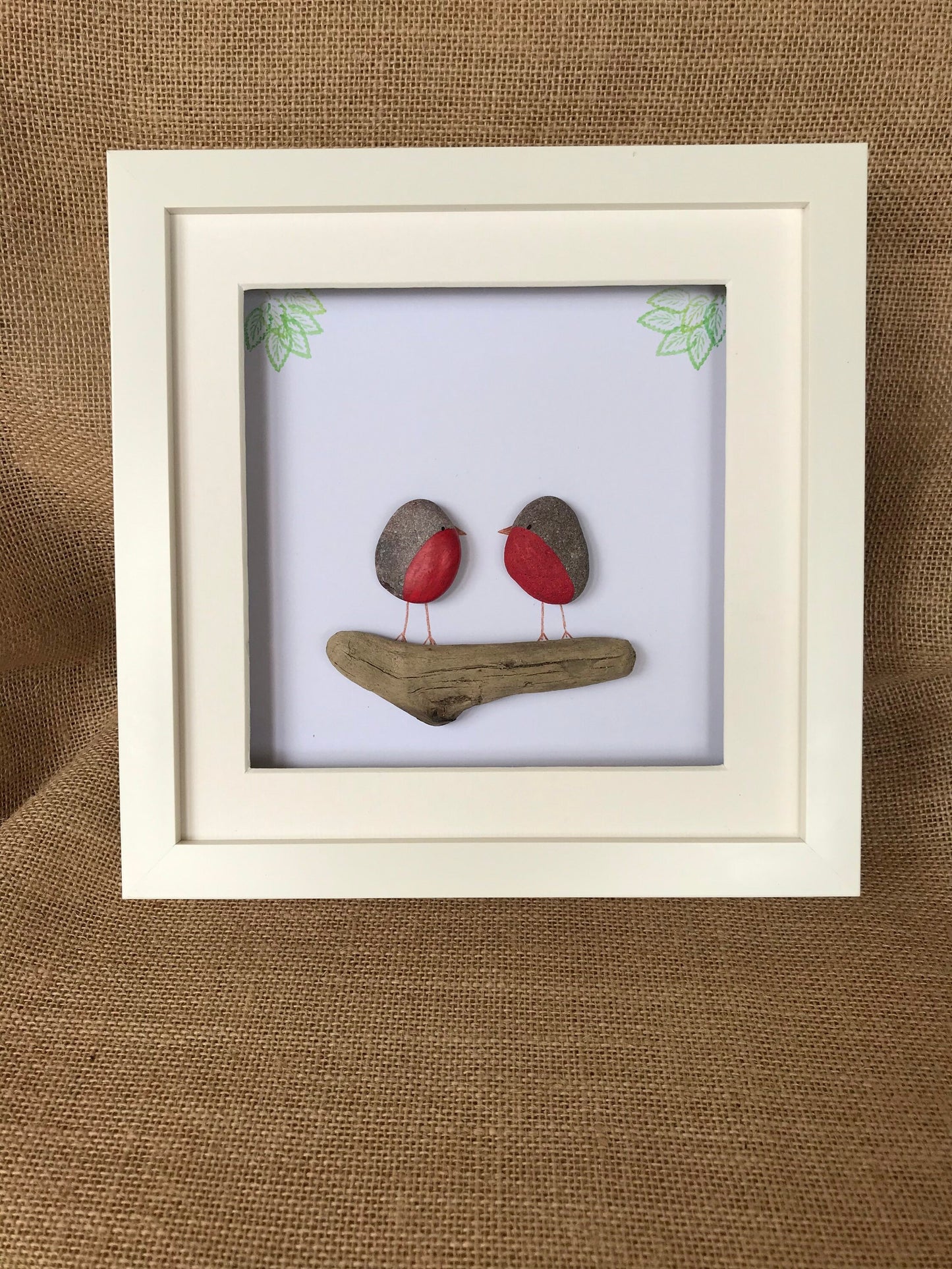 Robin Pebble Art Picture
