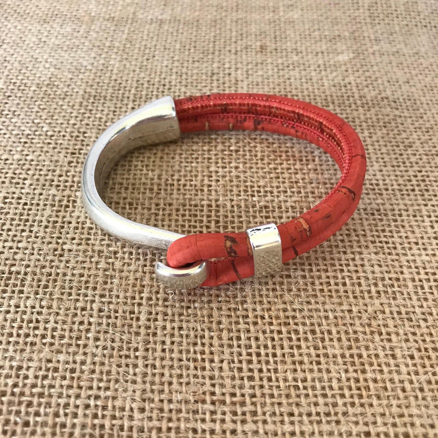 Handmade Cork Vegan  Bracelet