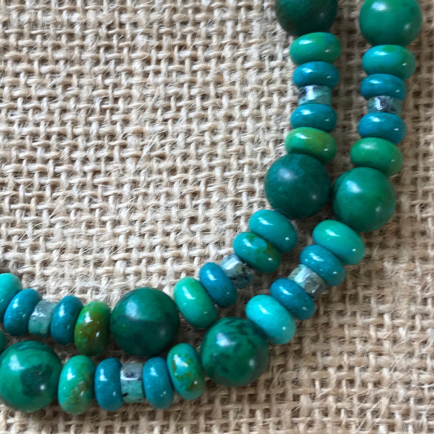 Womens Turquoise and Jasper Necklace