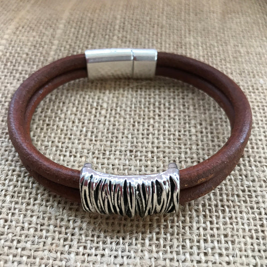Mens Womens Leather Bracelet